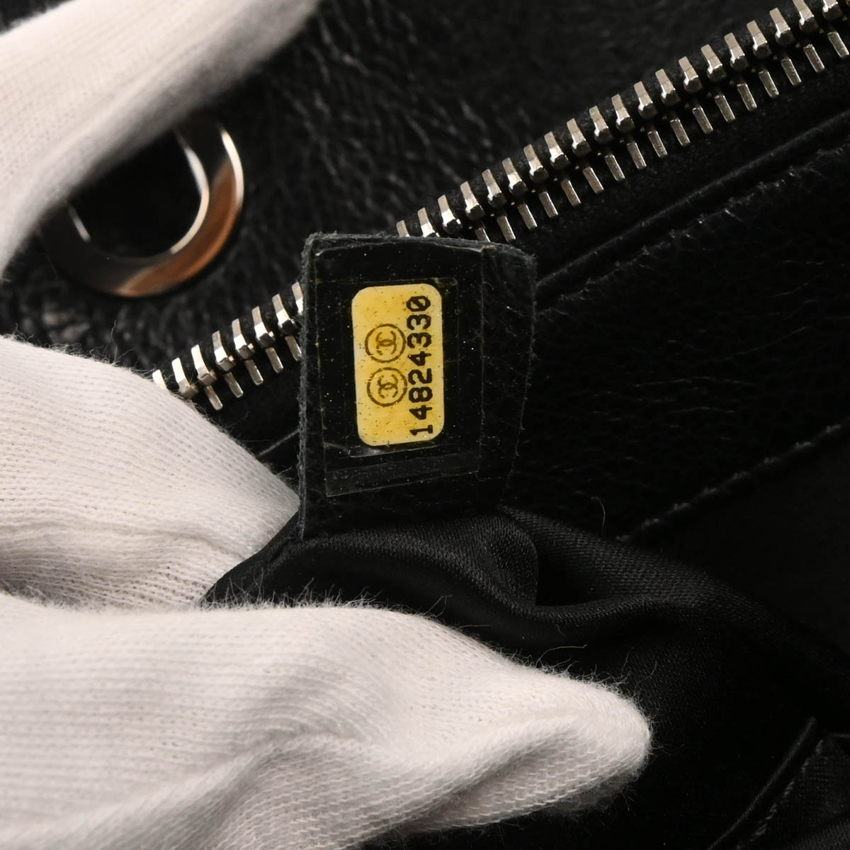 Chanel 2010-2011 Black Calfskin Tote Handbag