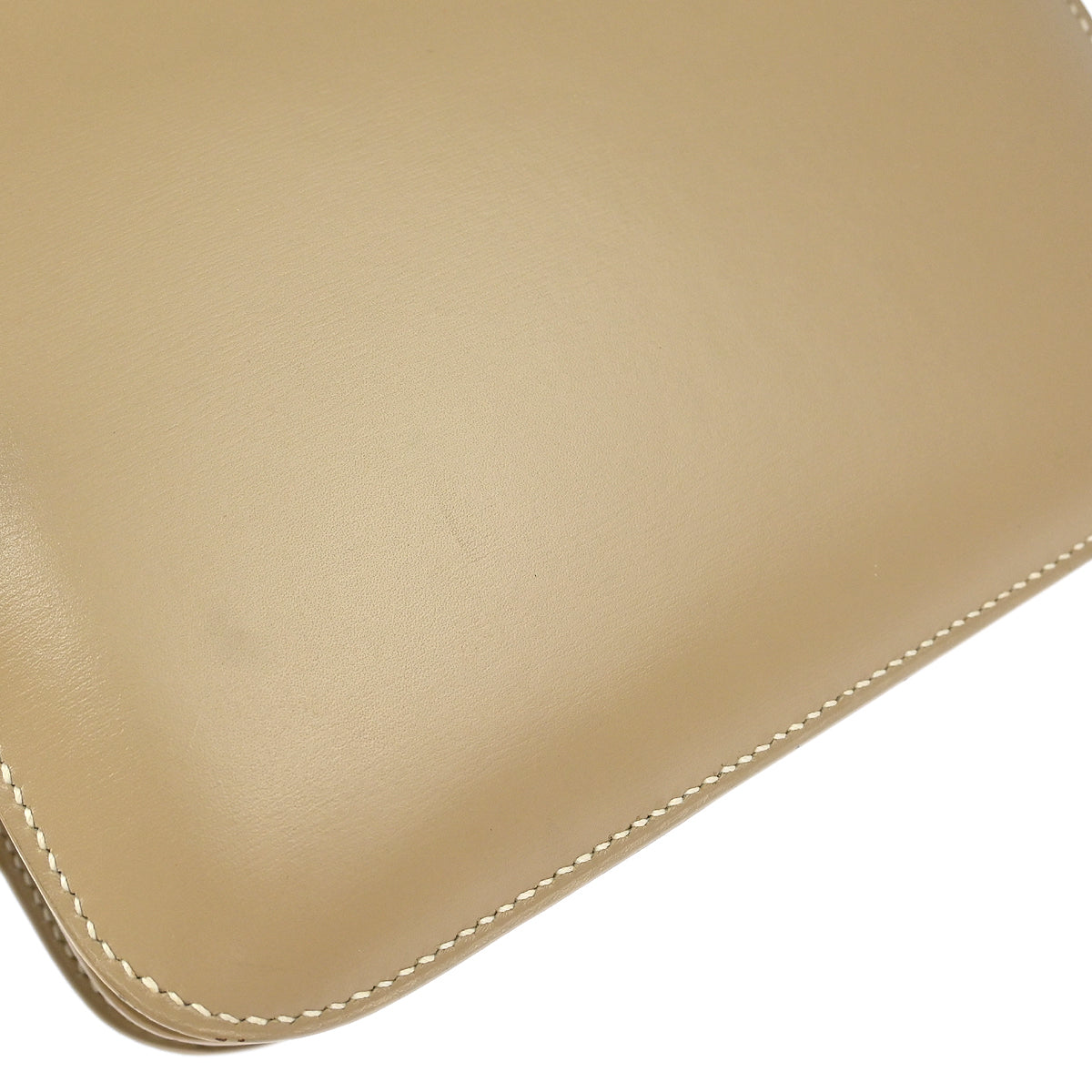 Hermes 2011 Beige Box Calf Mini Constance 18 Shoulder Bag