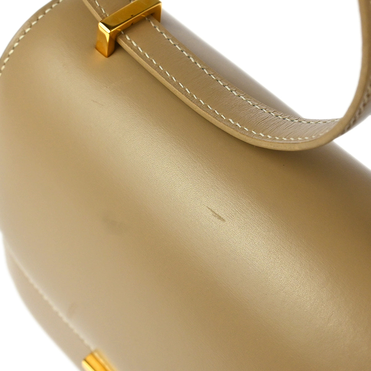 Hermes 2011 Beige Box Calf Mini Constance 18 Shoulder Bag