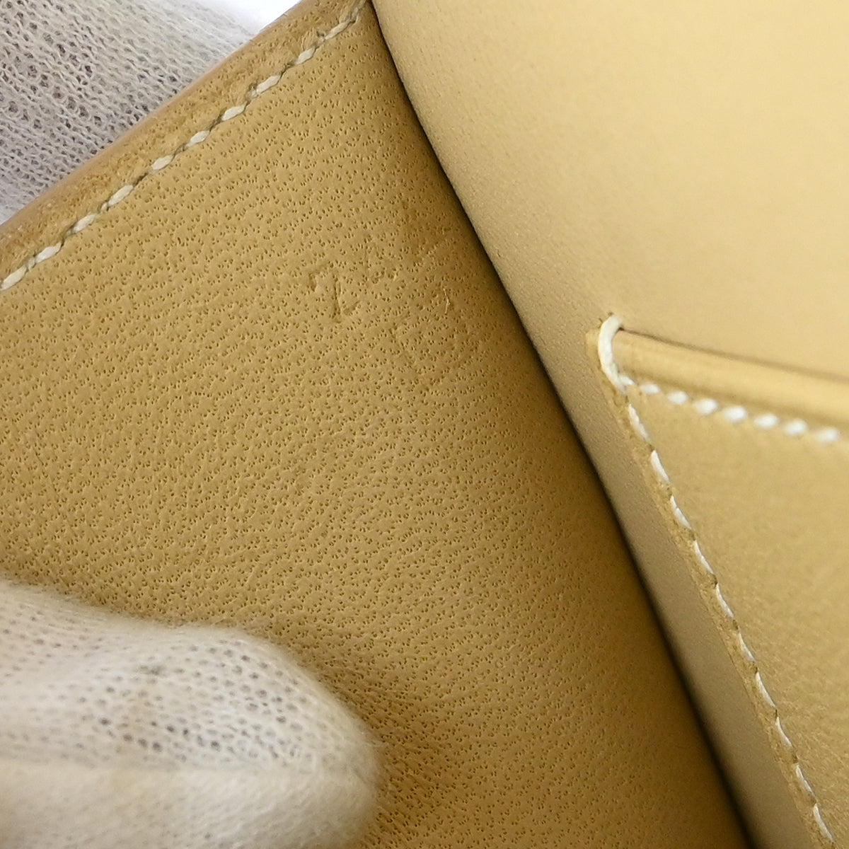 Hermes 2011 Beige Box Calf Mini Constance 18 Shoulder Bag