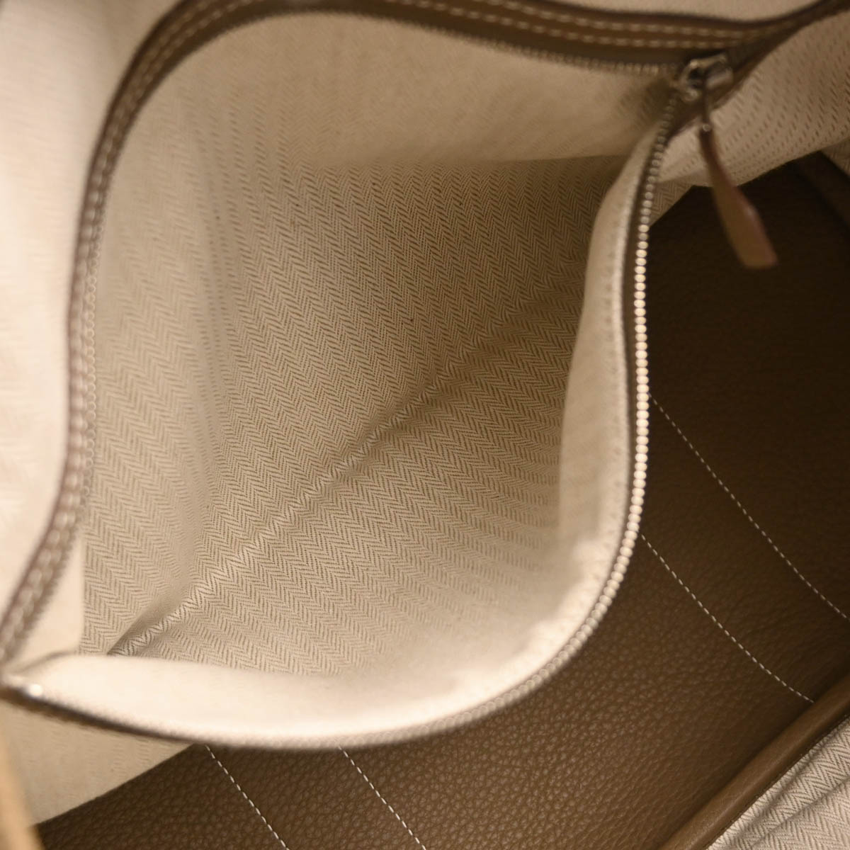 Hermes 2013 Etoupe Gray Negonda Garden Party 36 PM Tote Handbag
