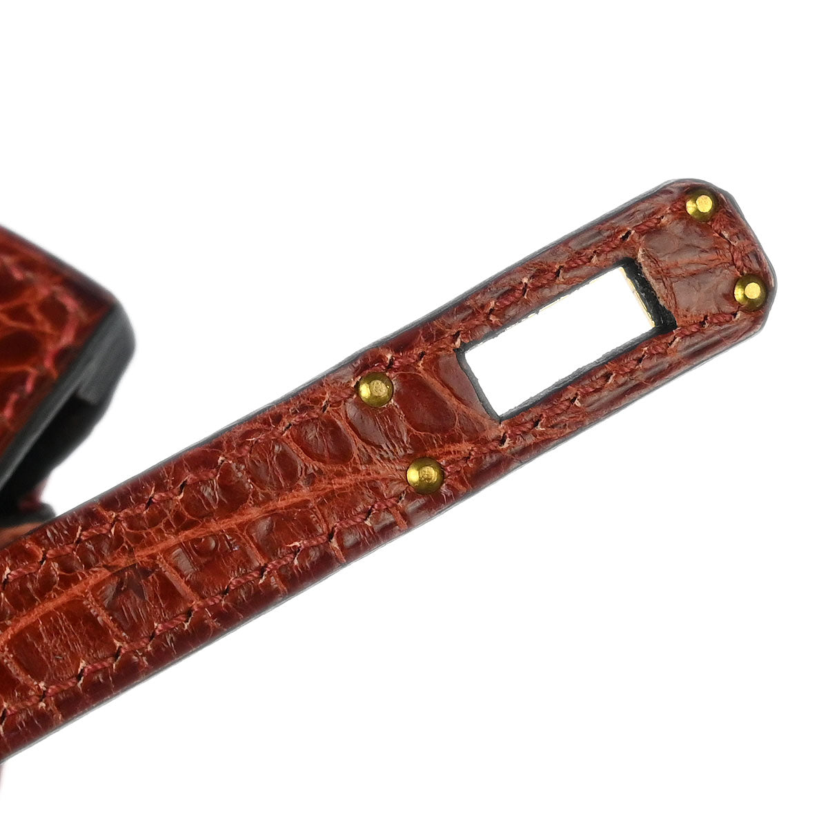 Hermes 2013* Rouge H Alligator Birkin 25 Handbag