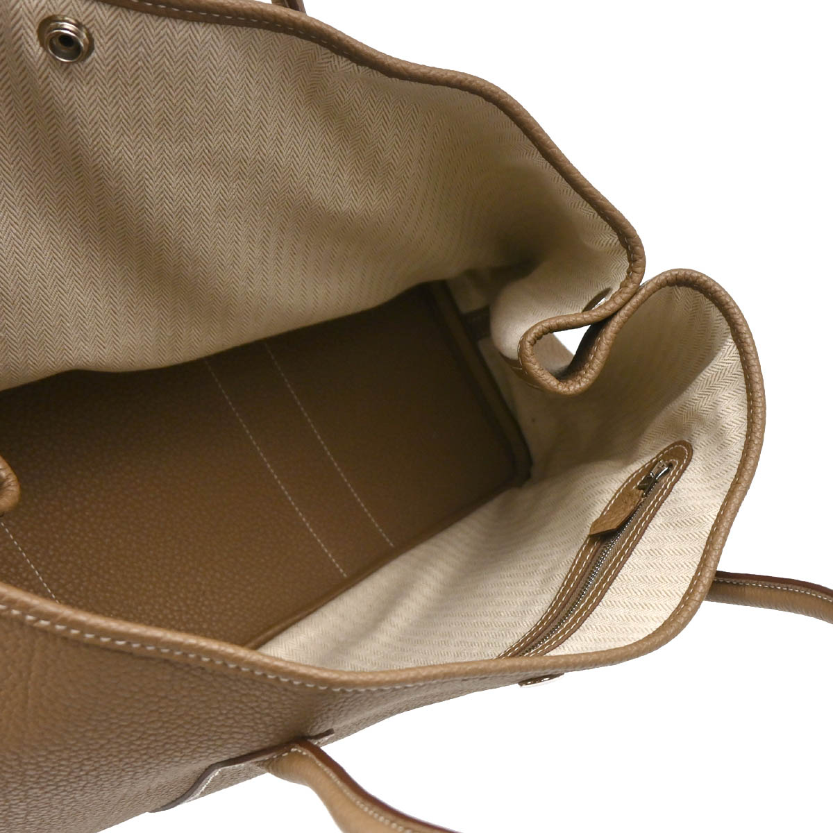 Hermes 2014 Etoupe Gray Negonda Garden Party 36 PM Tote Handbag