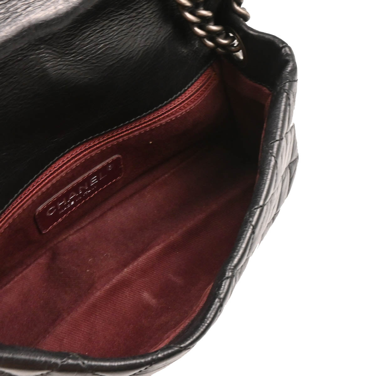 Chanel 2014-2015 Black Calfskin Shoulder Bag
