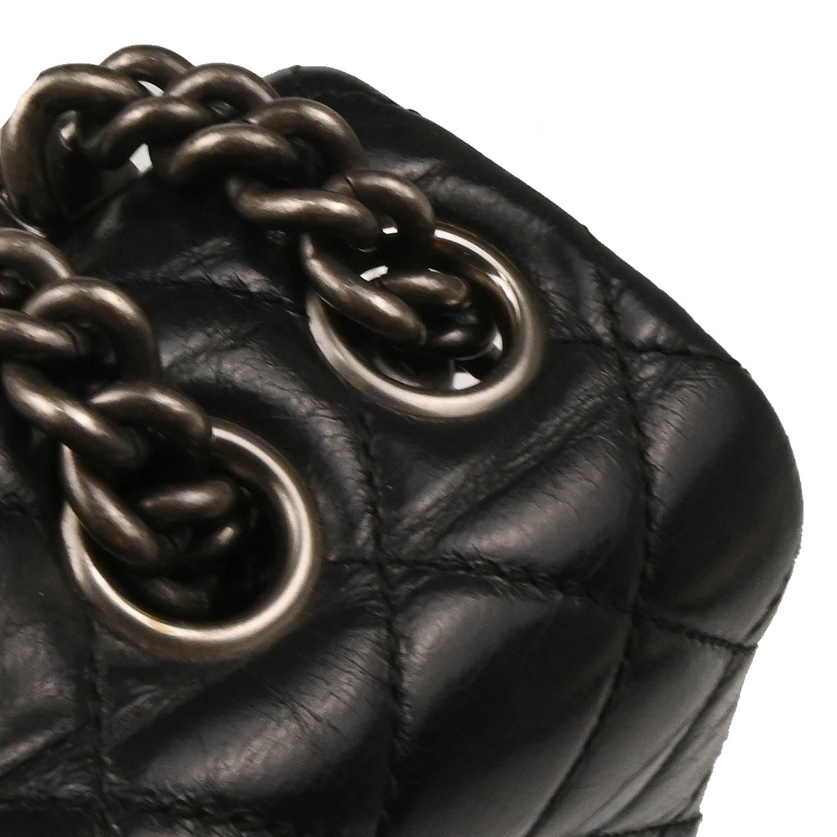 Chanel 2014-2015 Black Calfskin Shoulder Bag