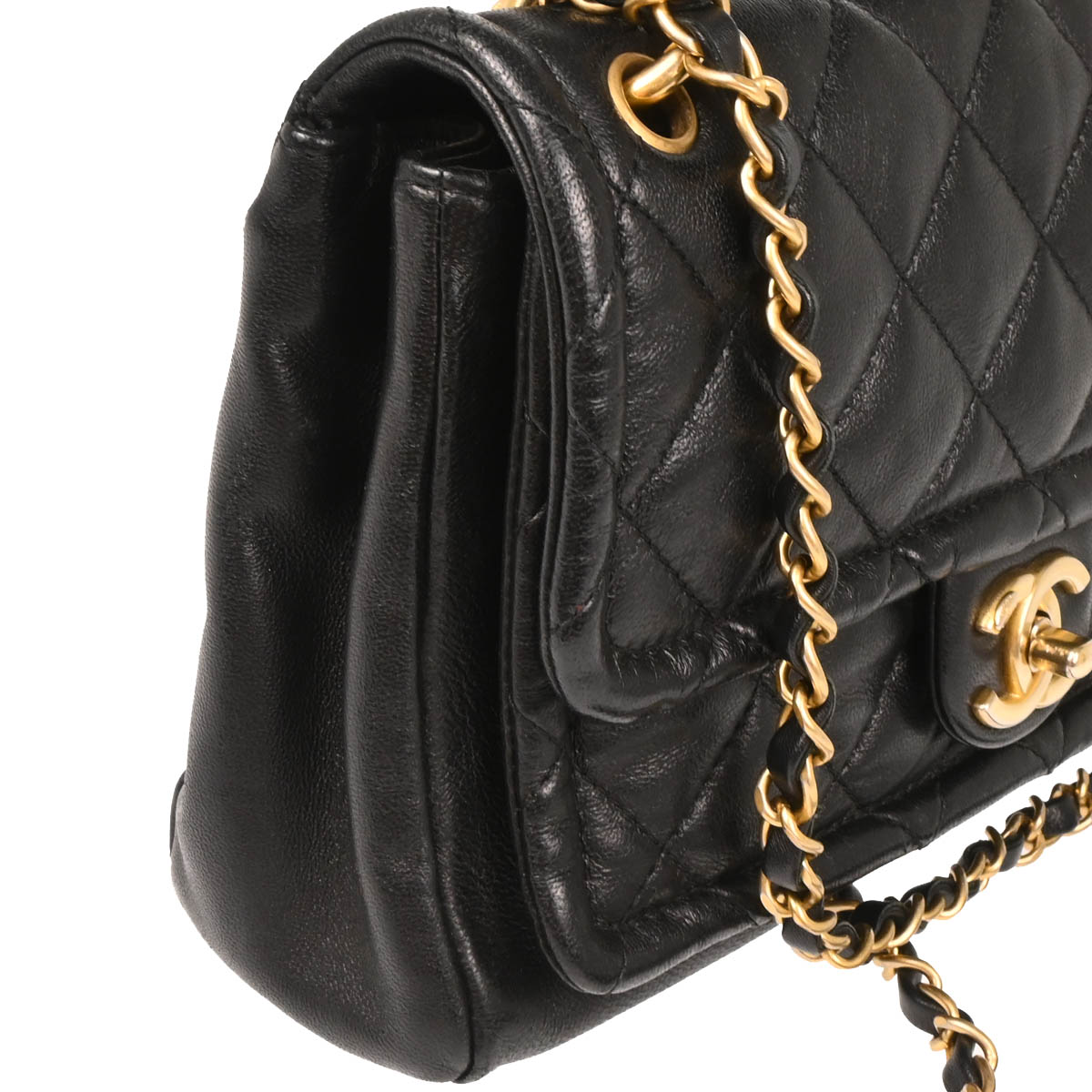 Chanel 2019 Black Lambskin 2way Shoulder Handbag