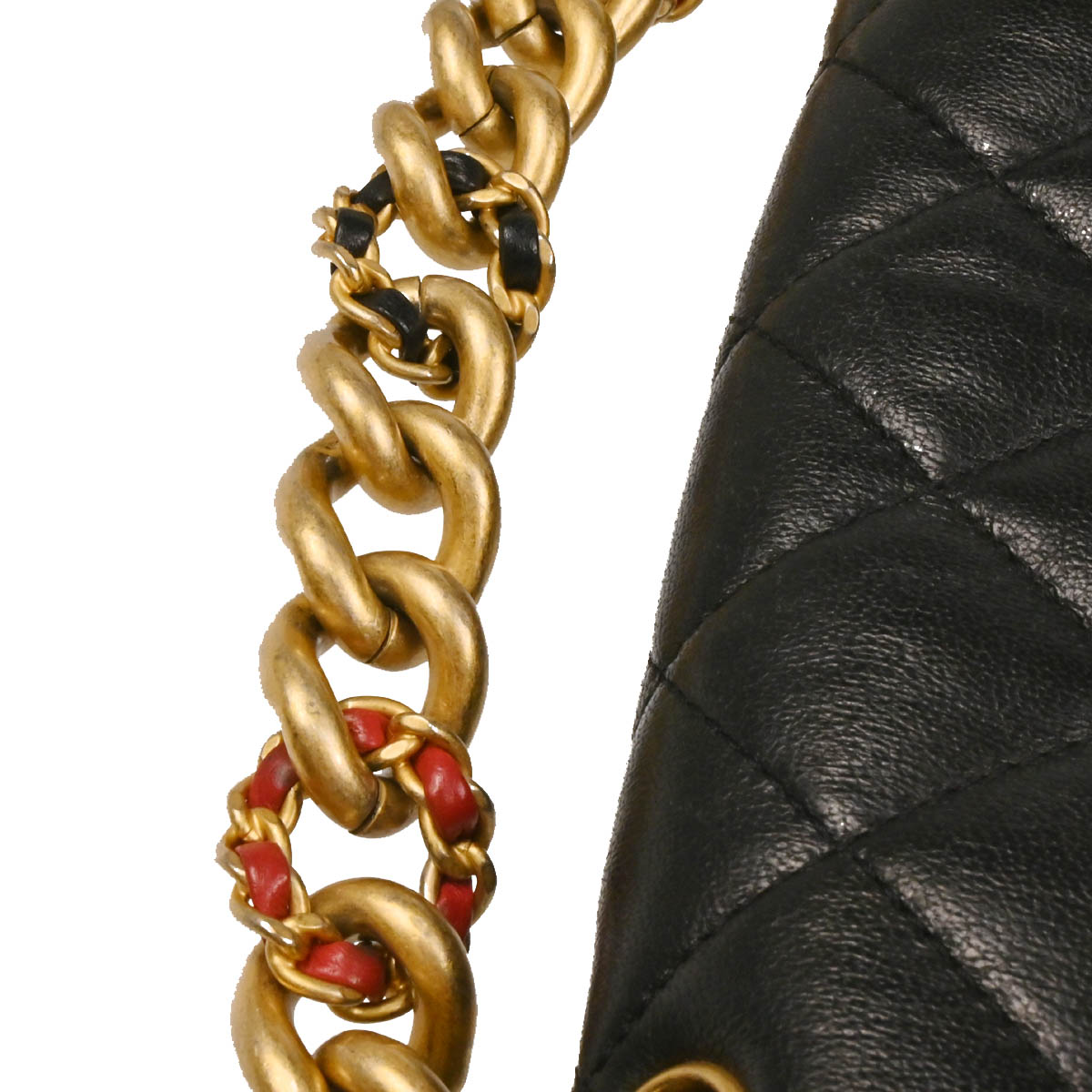 Chanel 2019 Black Lambskin 2way Shoulder Handbag