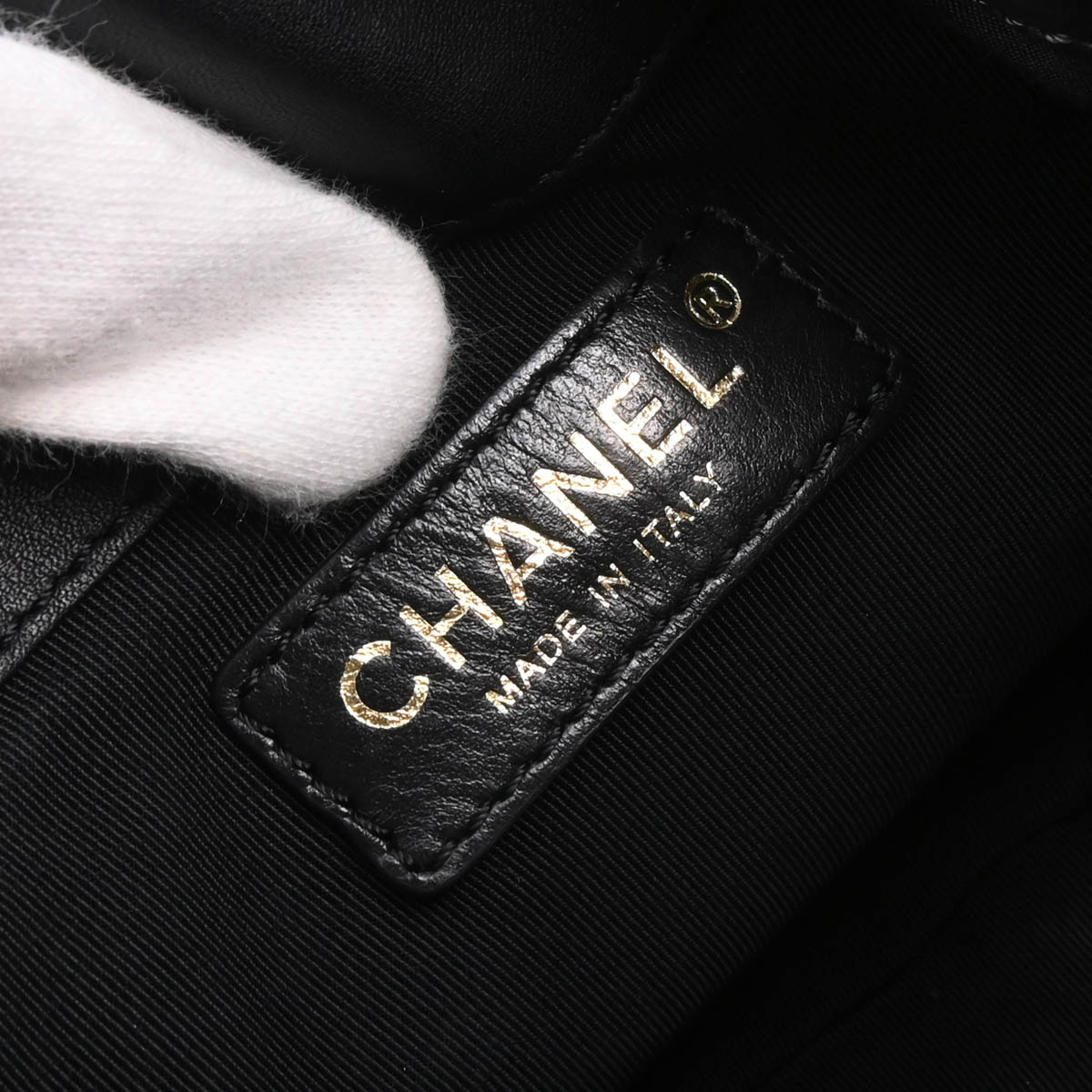 Chanel 2019 Black Calfskin Bucket Shoulder Bag