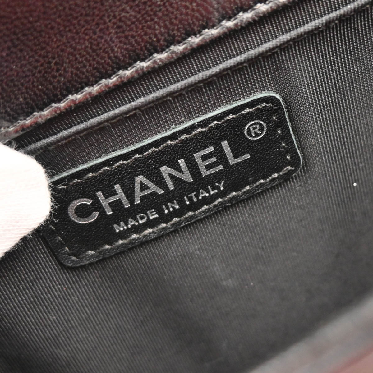 Boy Chanel 2014 Black Lambskin Medium Shoulder Bag
