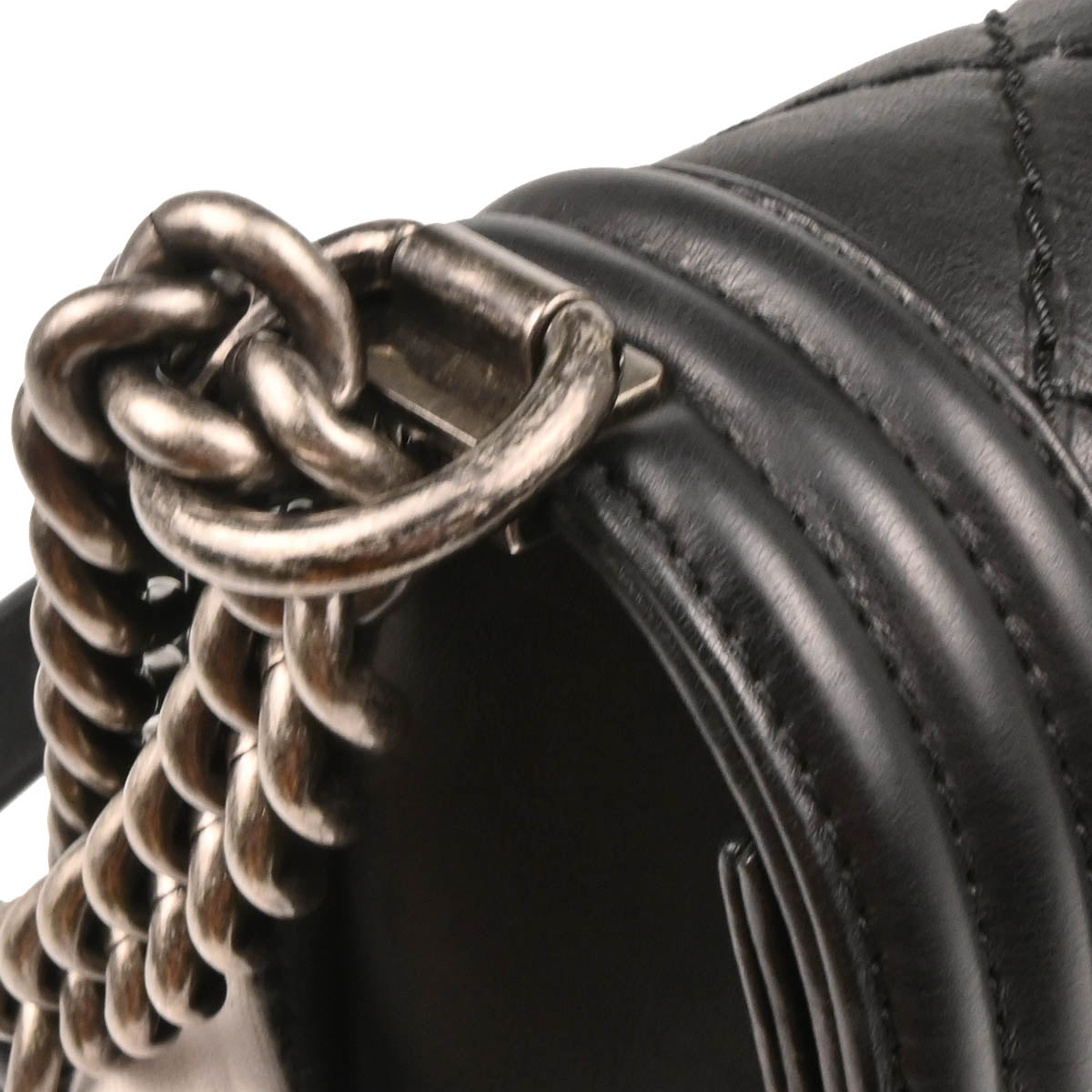 Boy Chanel 2014 Black Calfskin Medium Shoulder Bag