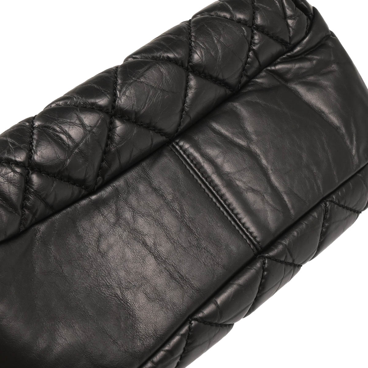 Chanel 2013-2014 Black Calfskin Shoulder Bag