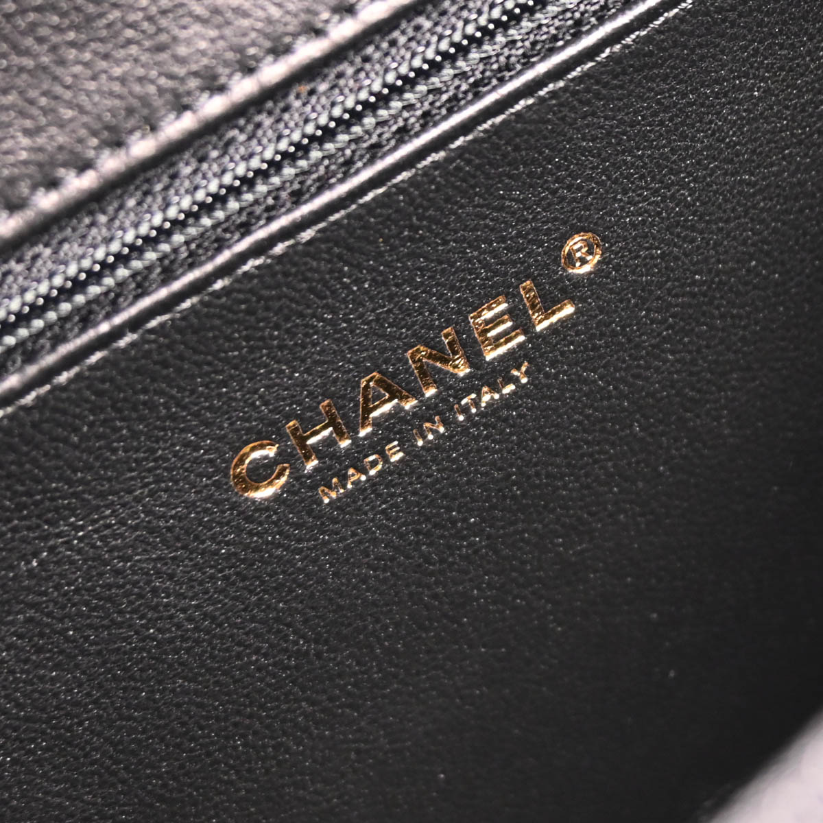 Chanel 2018 Black Caviar Filigree Vanity 2way Handbag