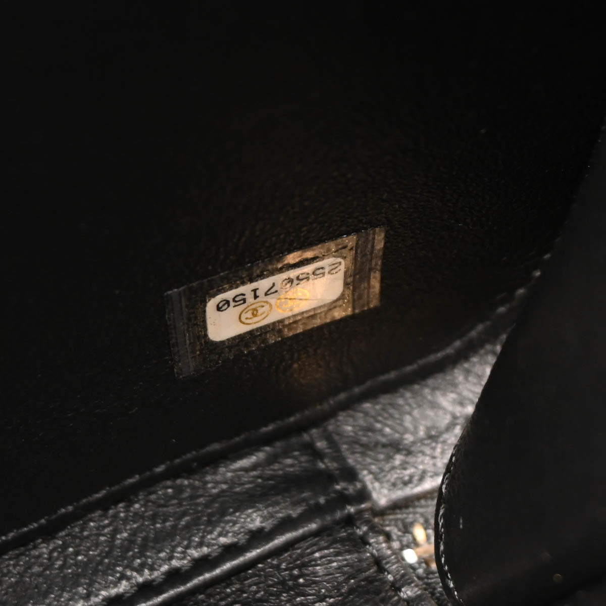 Chanel 2018 Black Caviar Filigree Vanity 2way Handbag