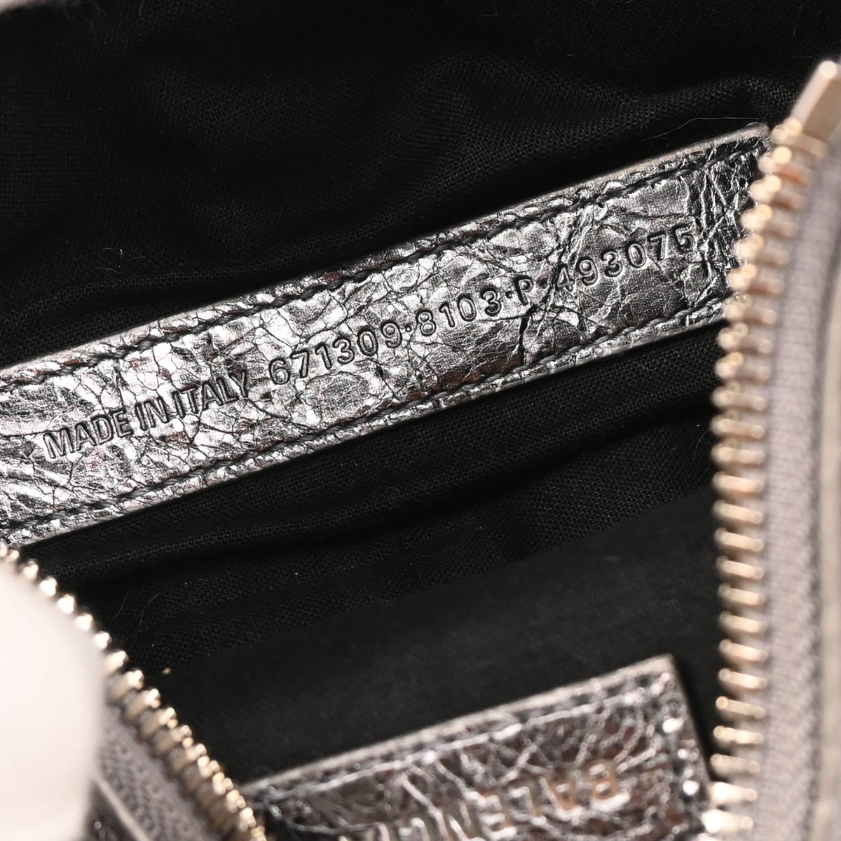 Balenciaga Metallic Silver Le Cagole Shoulder Bag