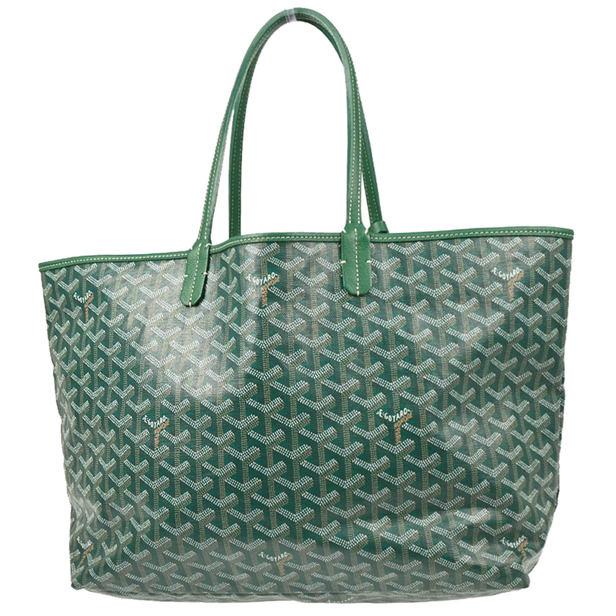 Goyard 2019 Green Saint Louis PM Tote Bag