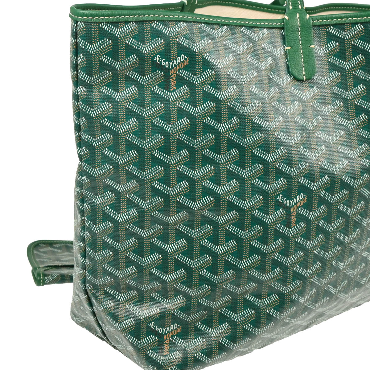 Goyard 2019 Green Saint Louis PM Tote Bag