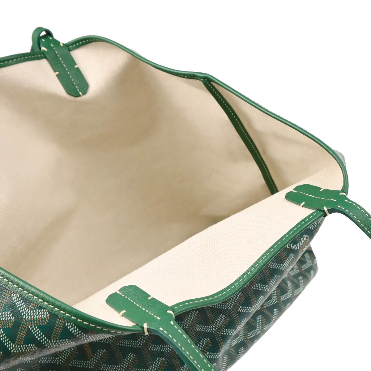 Goyard 2019 Green Saint Louis PM Tote Bag