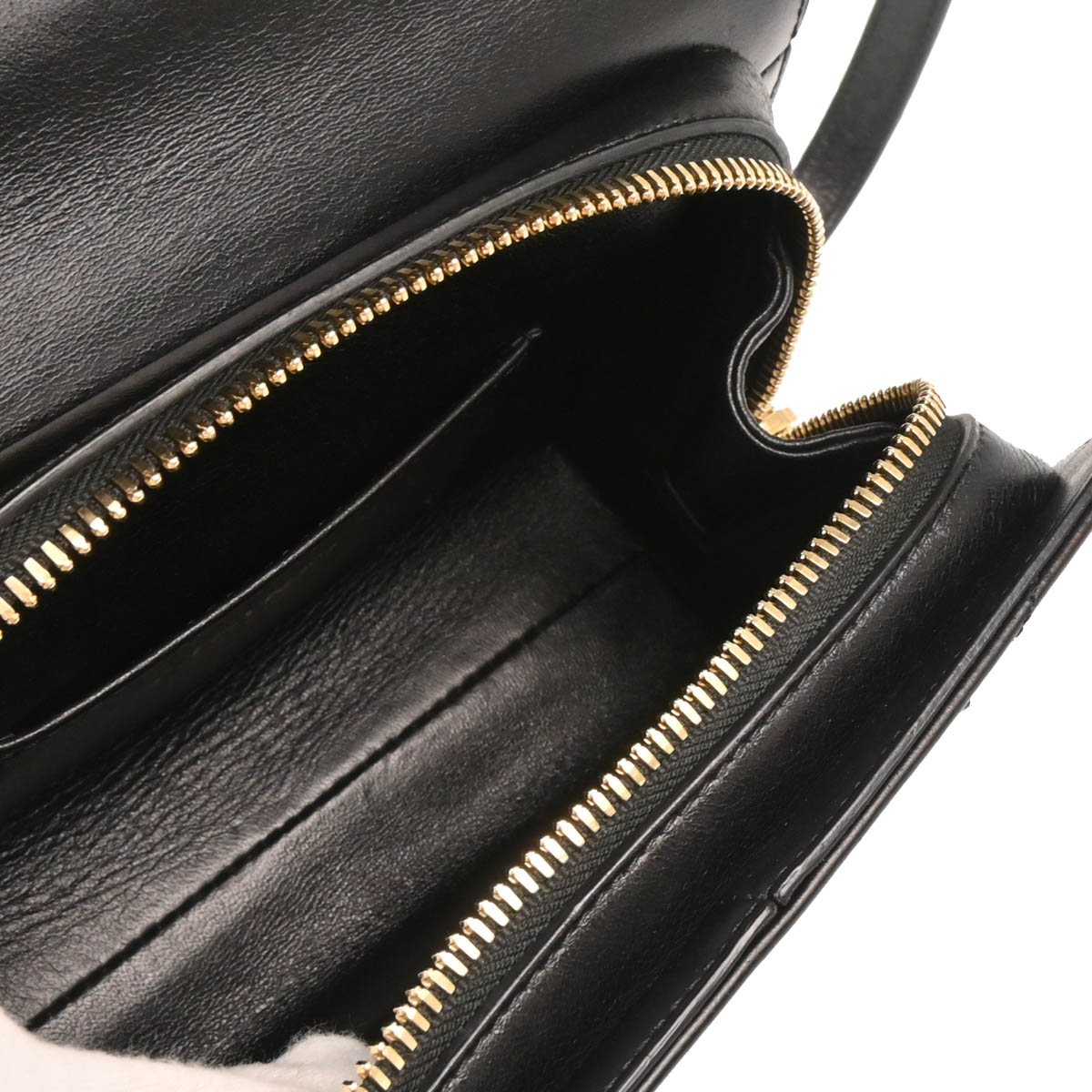 Chanel 2018-2019 Black Lambskin Chevron Medal Flap Shoulder Bag