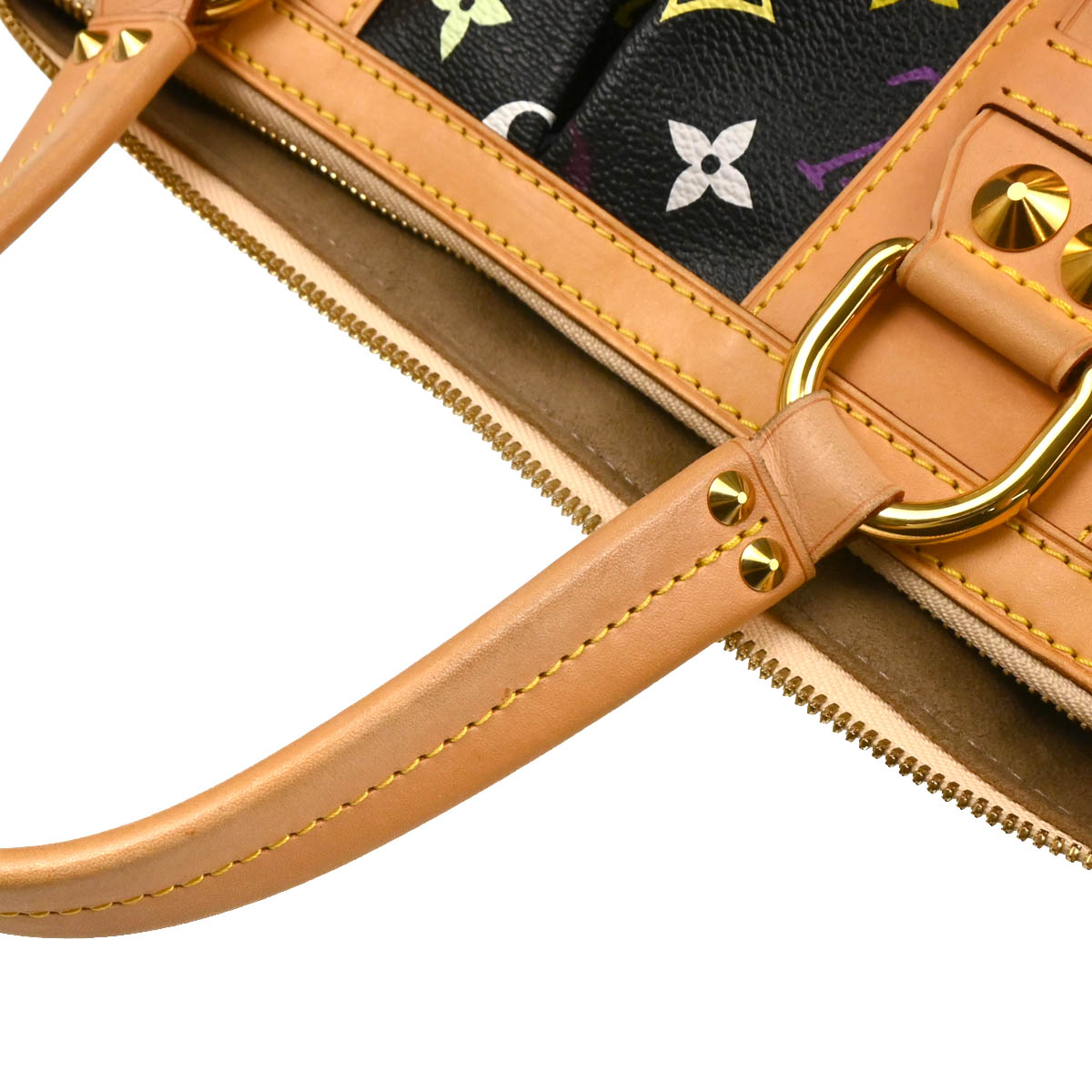 Louis Vuitton 2010 Black Multicolor Courtney GM Handbag M40261