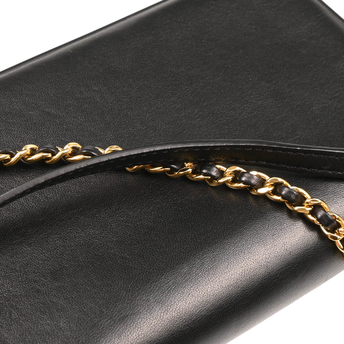 Chanel 2017 Black Lambskin Unchained Flap 2way Shoulder Handbag