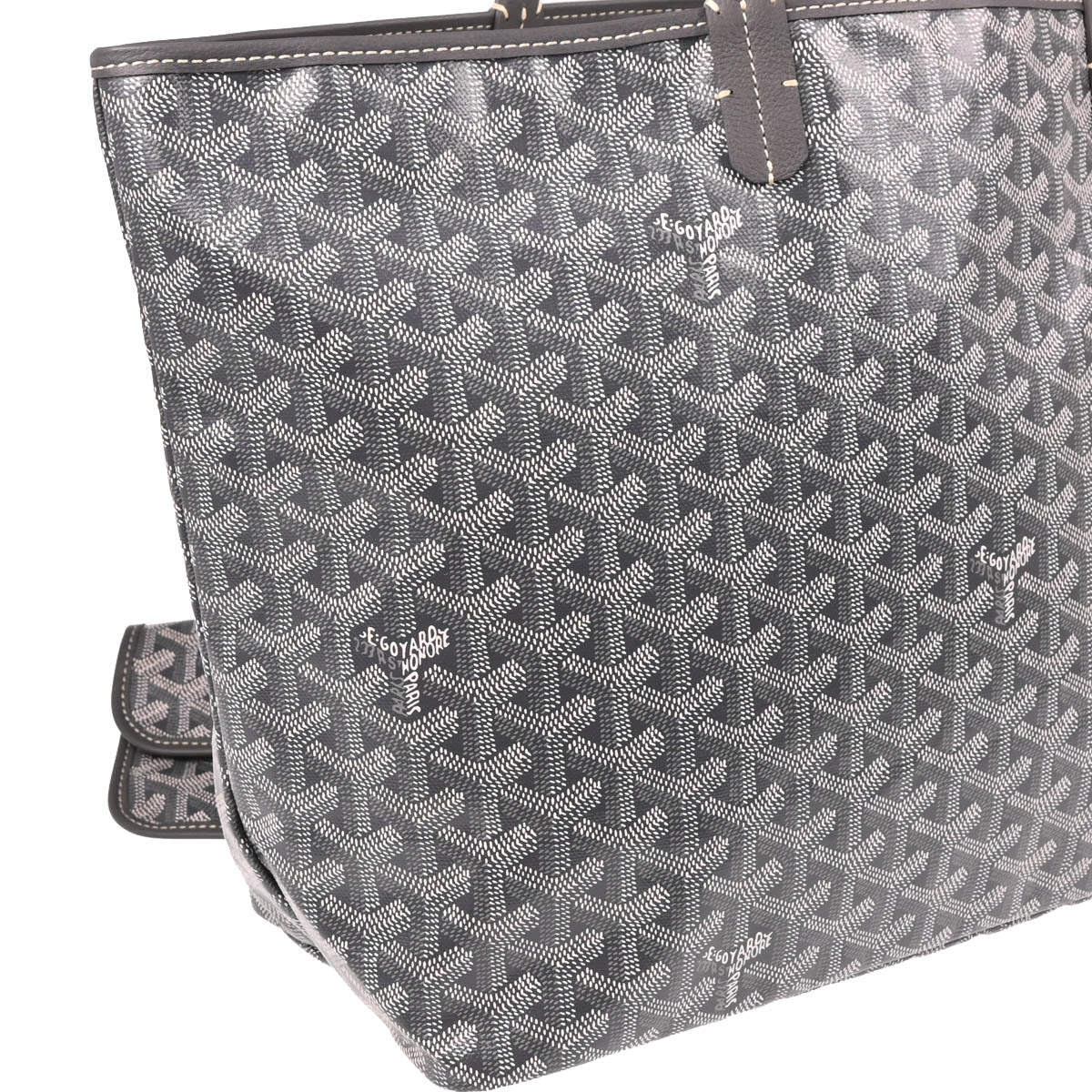 Goyard 2024 Gray Saint Louis PM Tote Bag