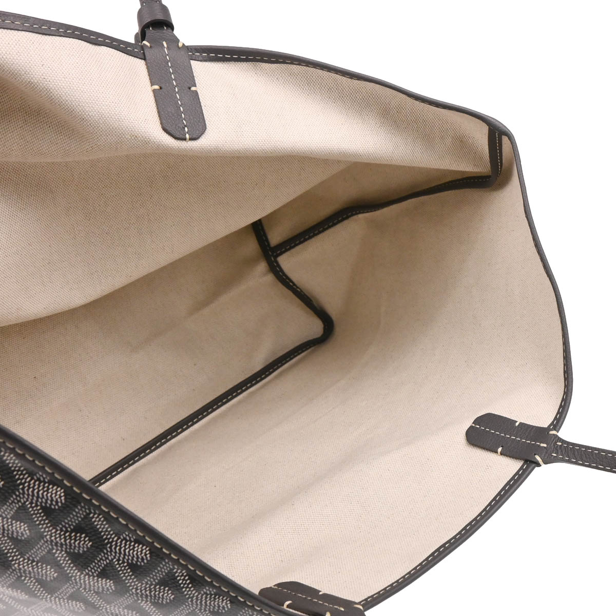Goyard 2024 Gray Saint Louis PM Tote Bag