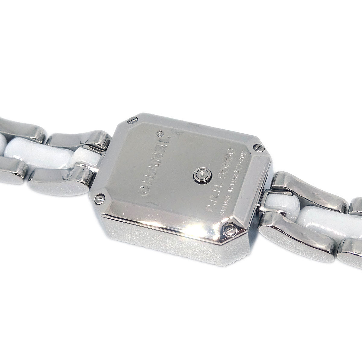 Chanel Premiere Quartz Watch Ceramic SS Diamond