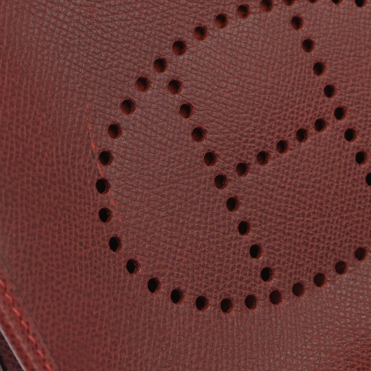 Hermes 2011 Rouge H Epsom Evelyne TPM Shoulder Bag