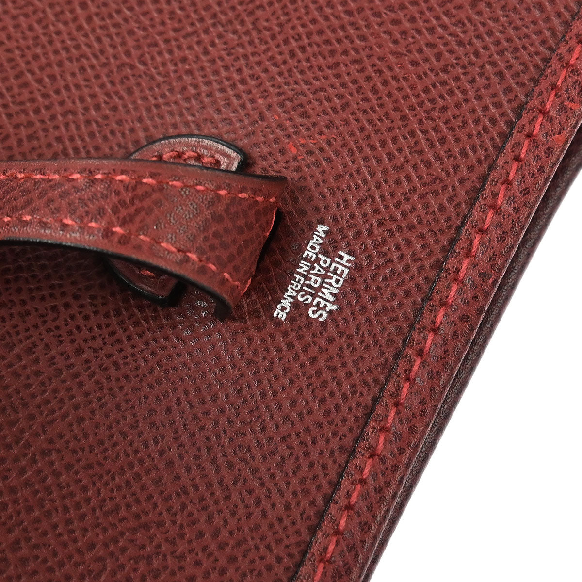 Hermes 2011 Rouge H Epsom Evelyne TPM Shoulder Bag