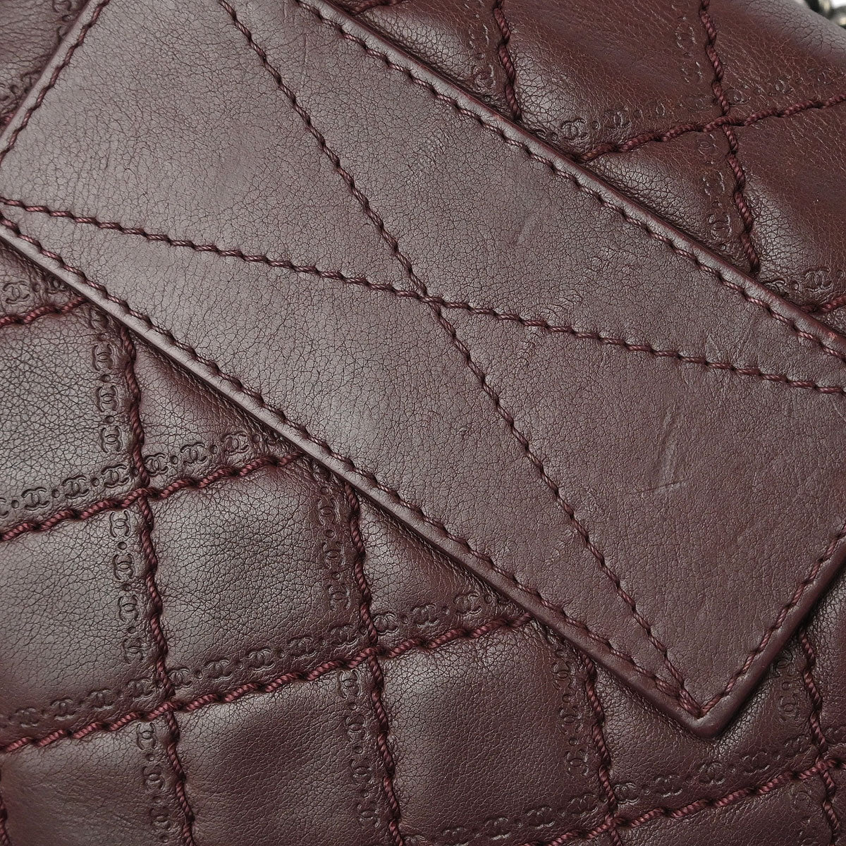 Chanel 2013-2014 Brown Calfskin Coco Sporran Fringe Shoulder Bag