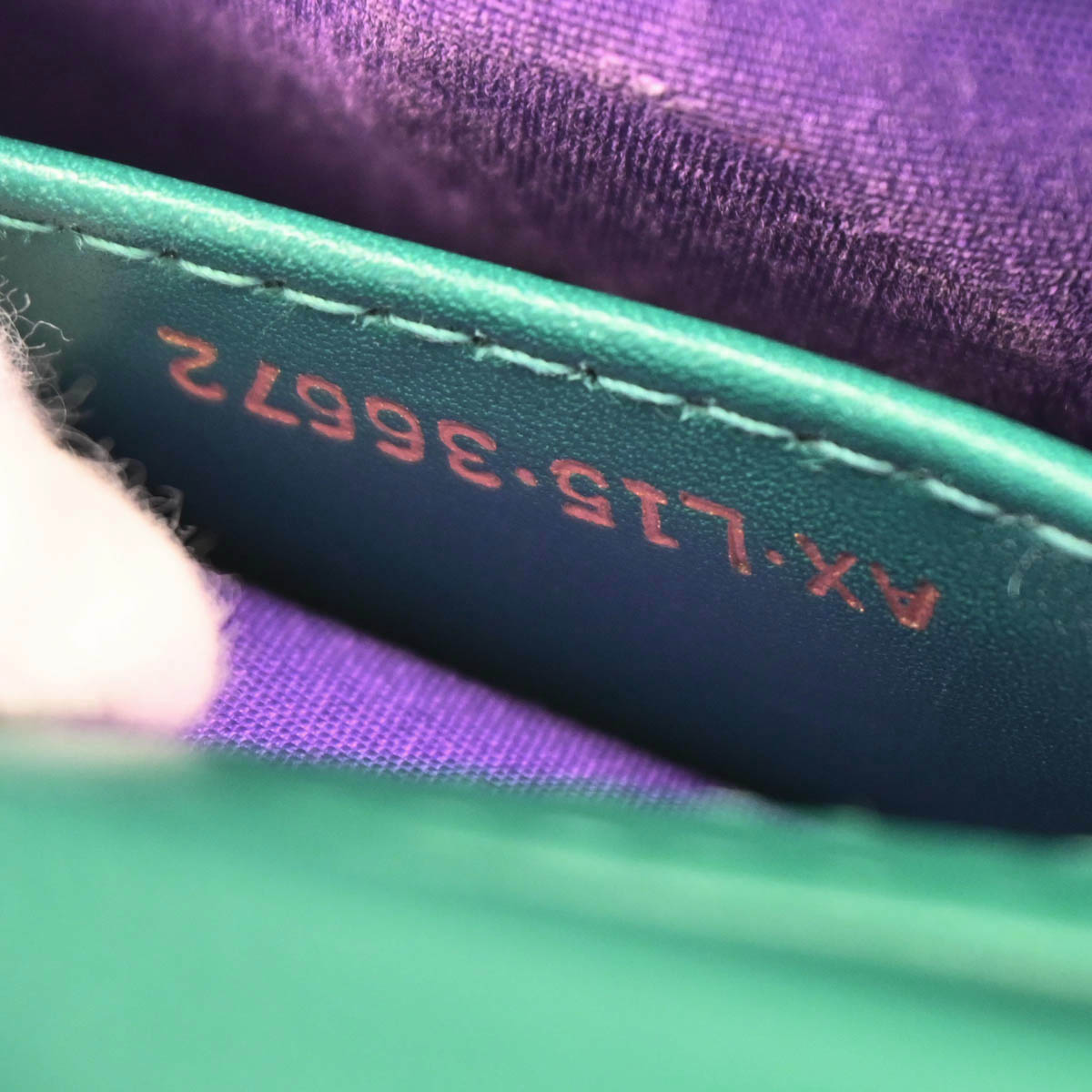 Bvlgari Green Calfskin Serpenti Forever Shoulder Bag