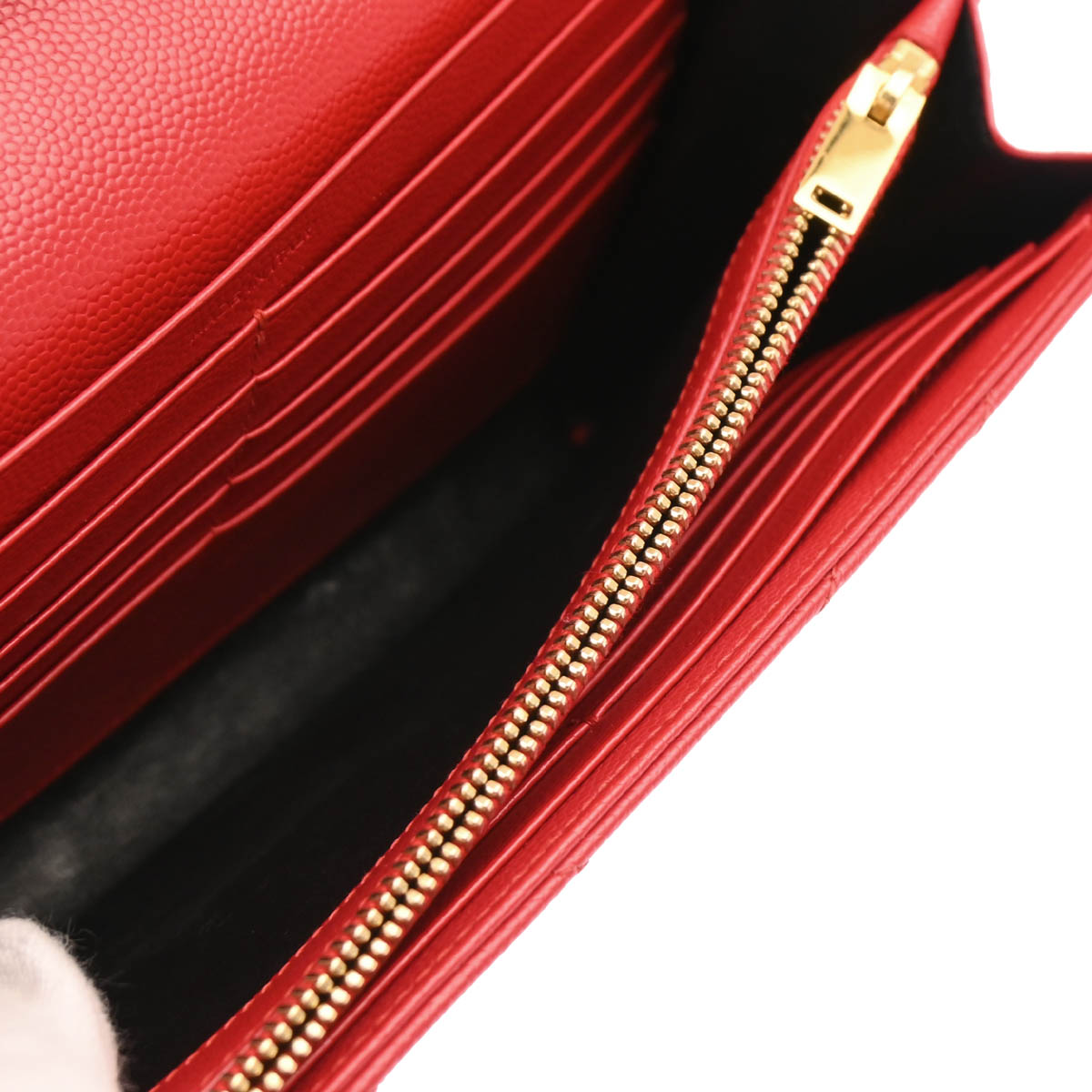 Saint Laurent Red Envelope WOC Wallet on Chain Shoulder Bag