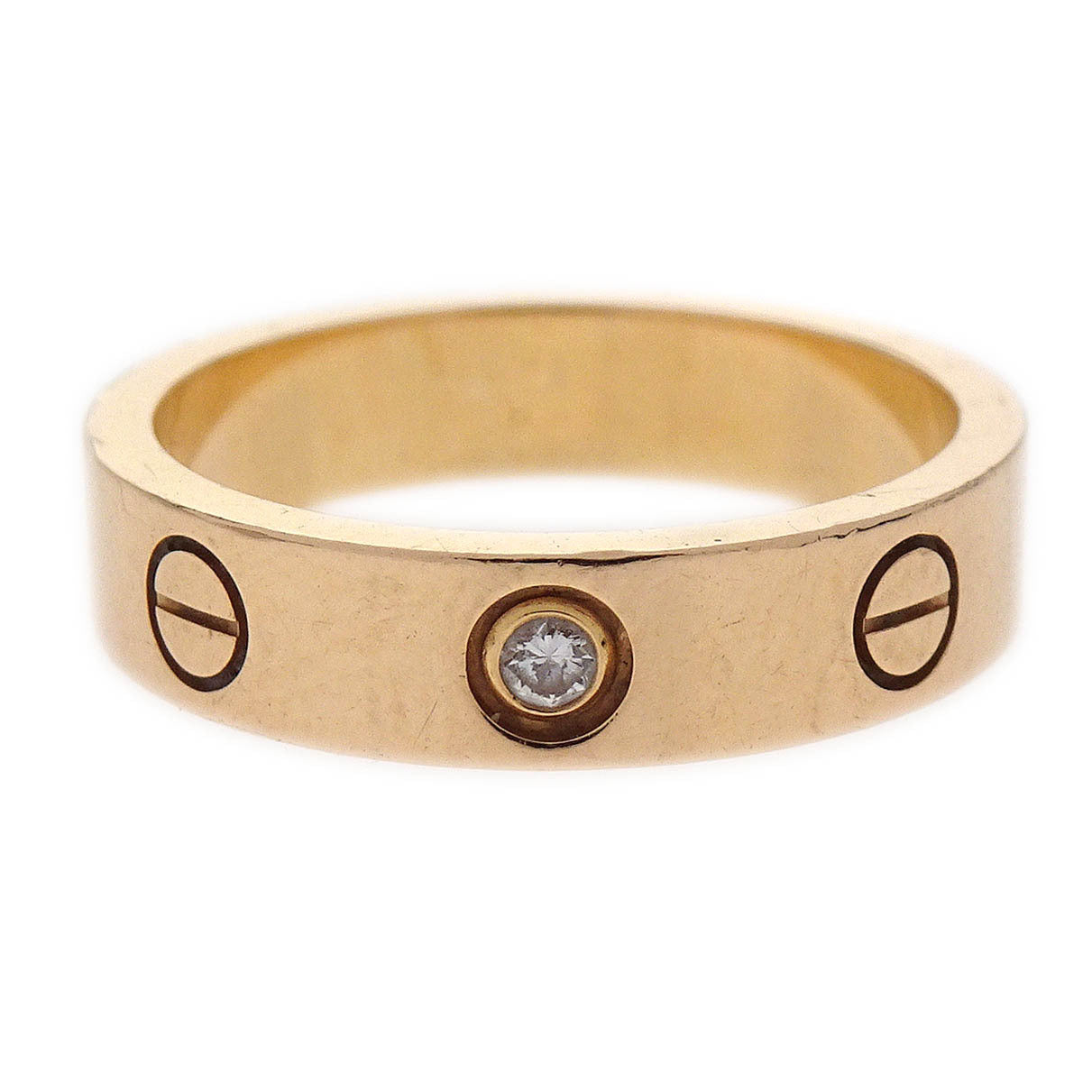 Cartier Mini Love Ring RES891 Au750 Diamond #48