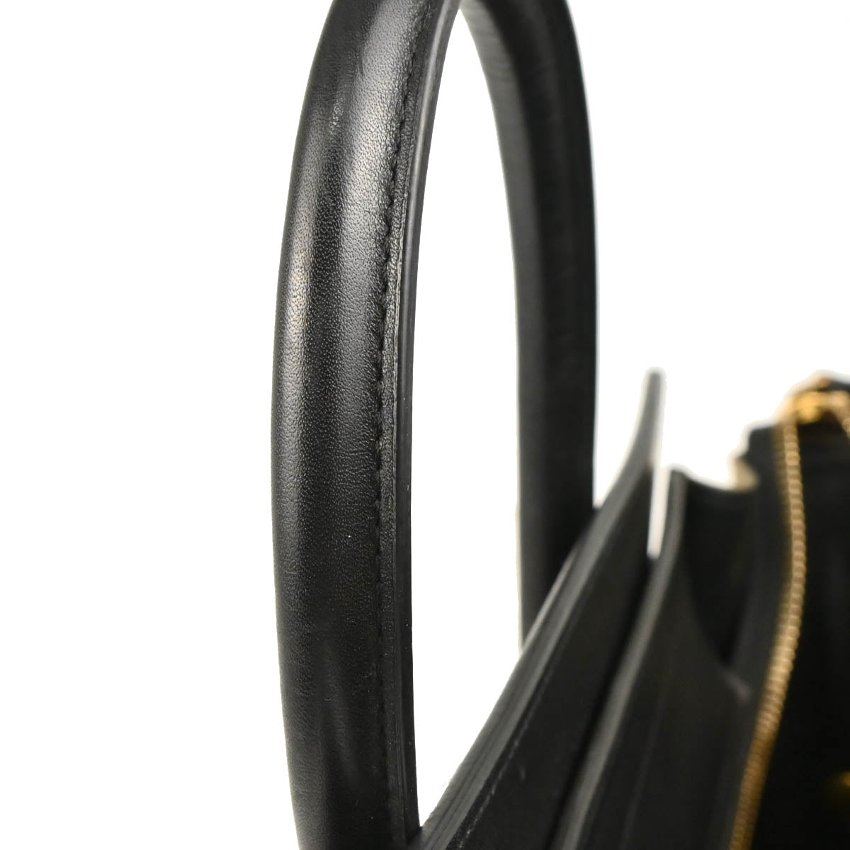 Celine Tricolor Canvas Leather Micro Luggage Tote Bag