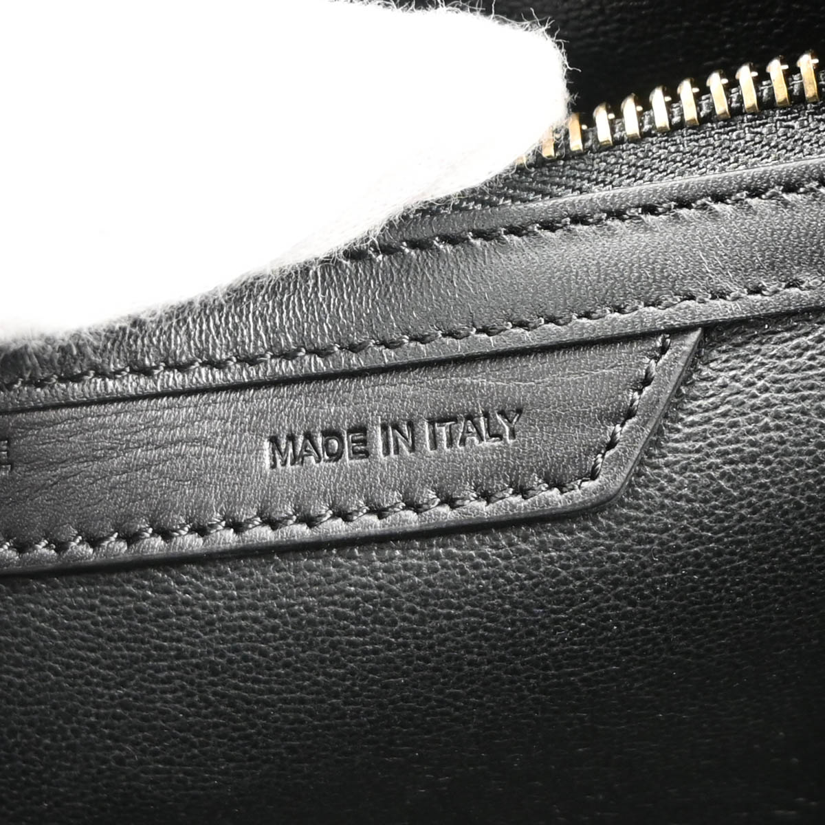 Celine Tricolor Canvas Leather Micro Luggage Tote Bag