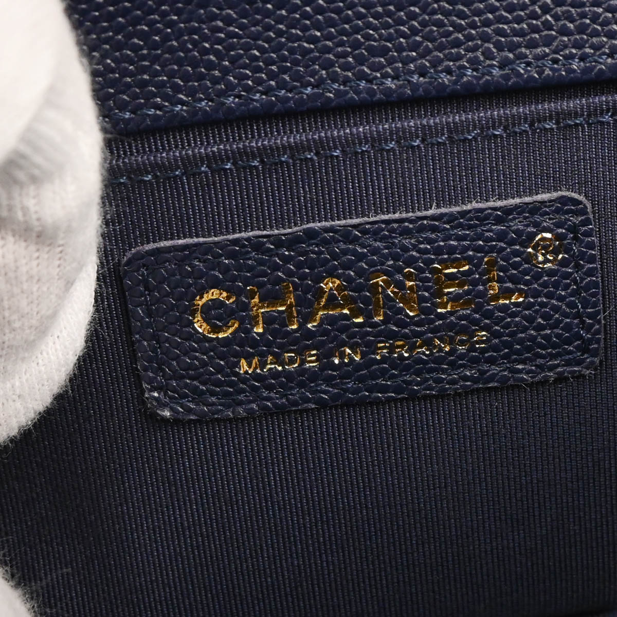Boy Chanel 2018 Navy Caviar Small Chain Shoulder Bag