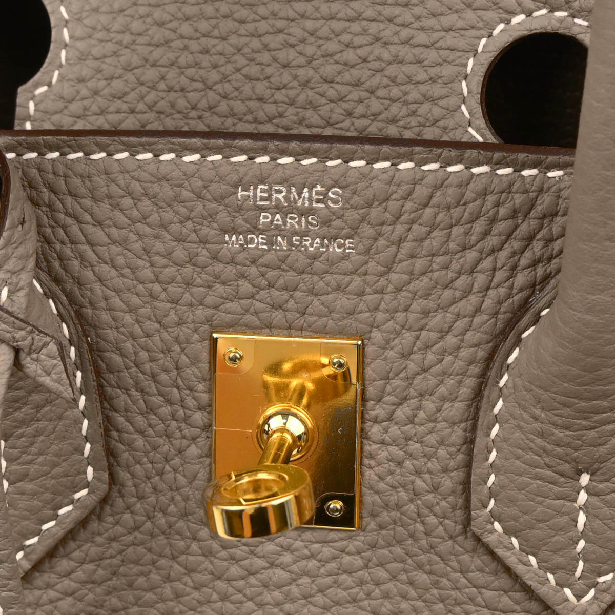 Hermes 2018 Etoupe Togo Birkin 25 Handbag