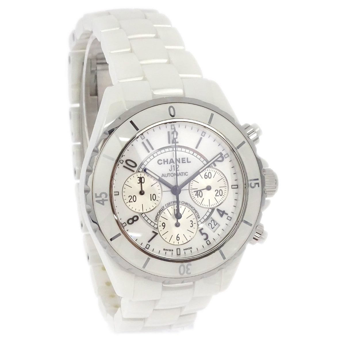 Chanel J12 Chronograph 41mm Self-winding Watch Ceramic SS