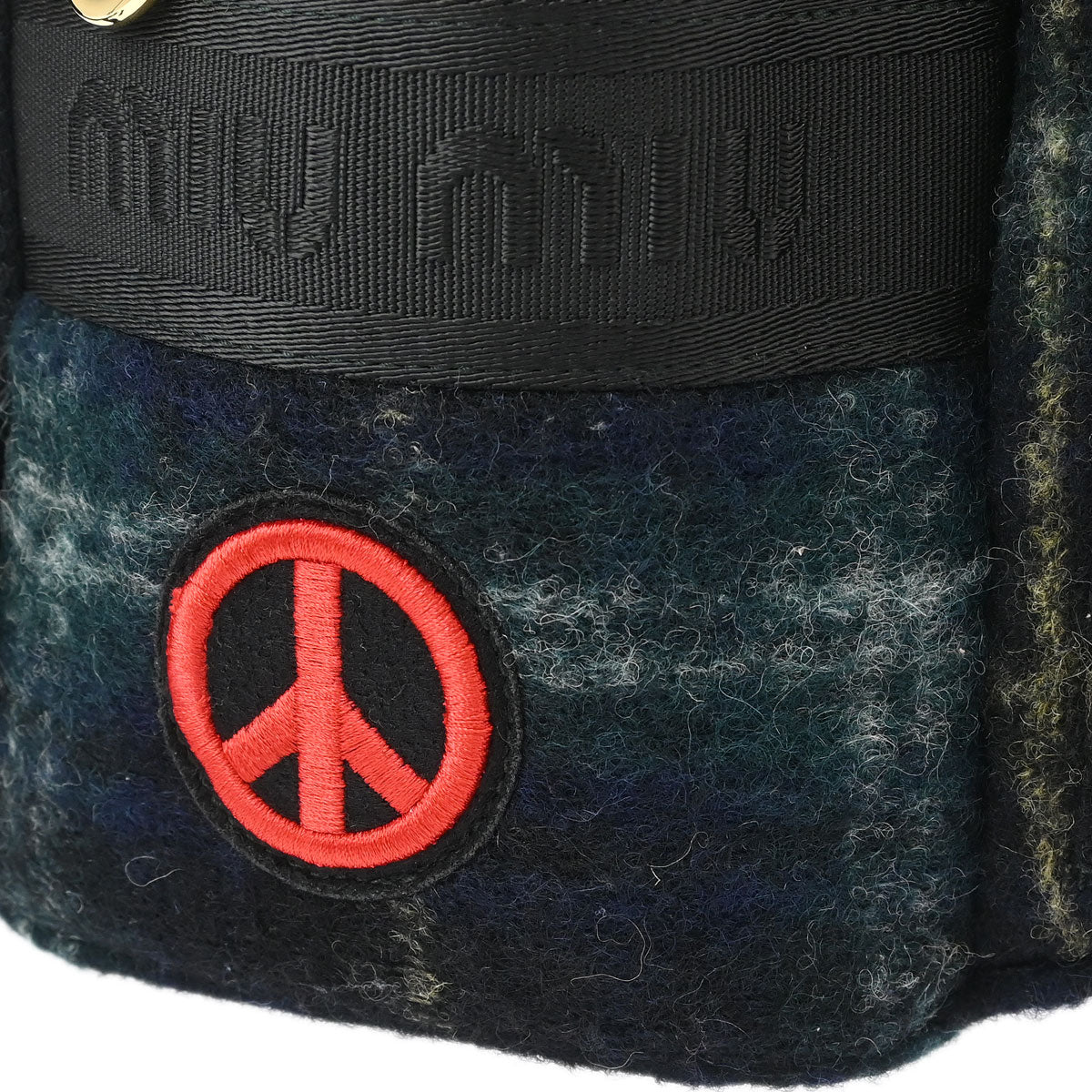 Miu Miu Dark Green Wool 2way Backpack