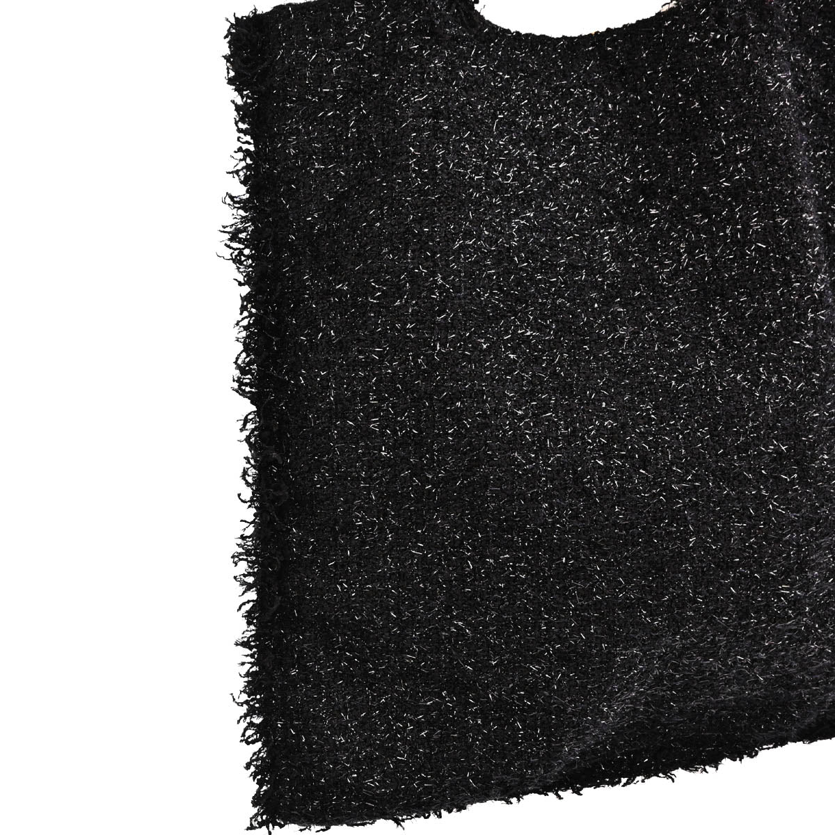 Chanel 2017-2018 Black Tweed Rocket Shoulder Tote Bag