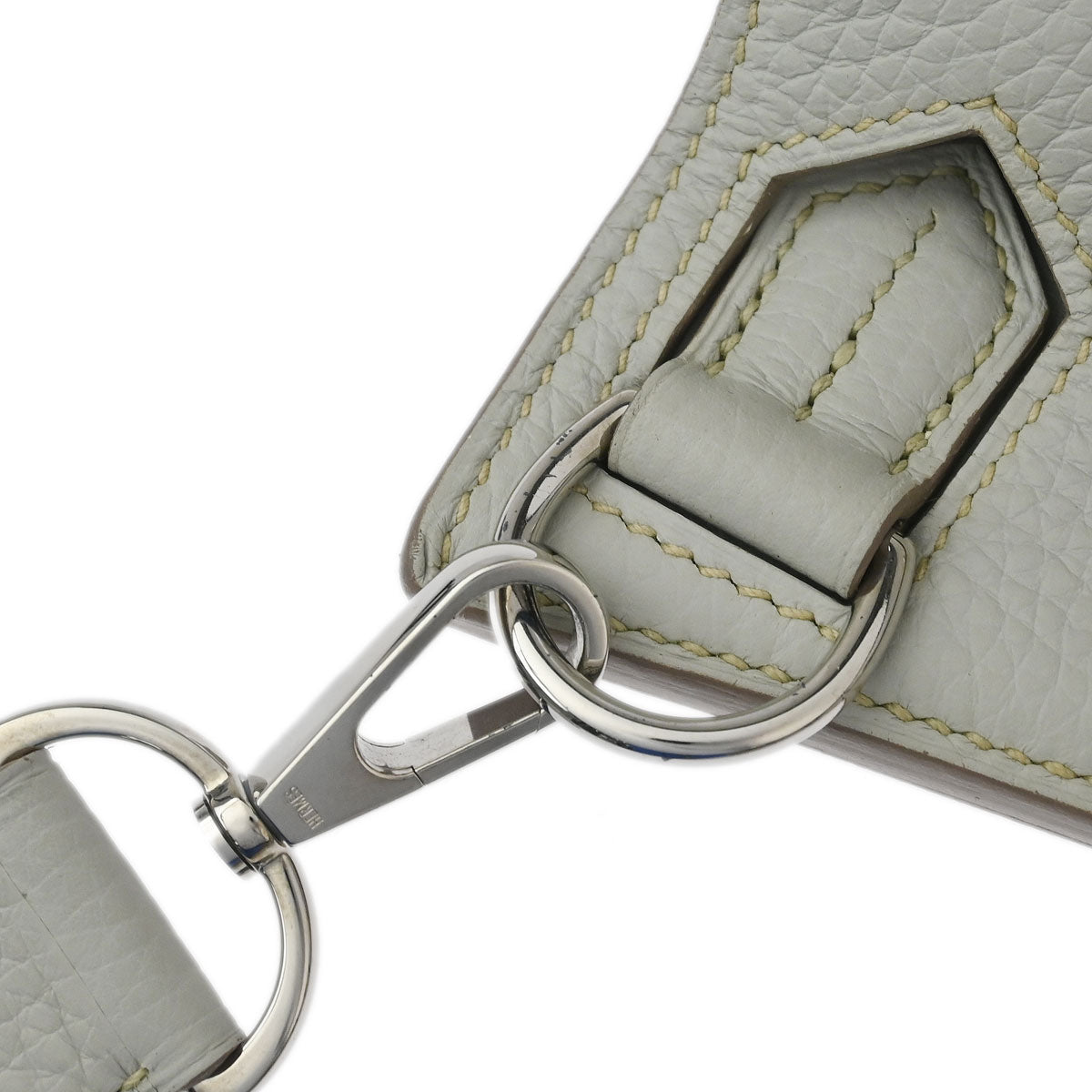 Hermes 2013 Pearl Grey Taurillon Clemence Jypsiere 28 Shoulder Bag
