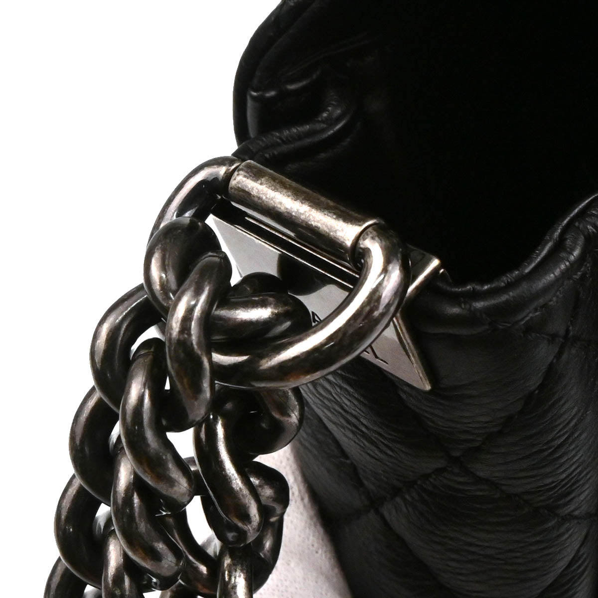Boy Reverso Chanel 2013-2014 Black Calfskin New Medium Shoulder Bag