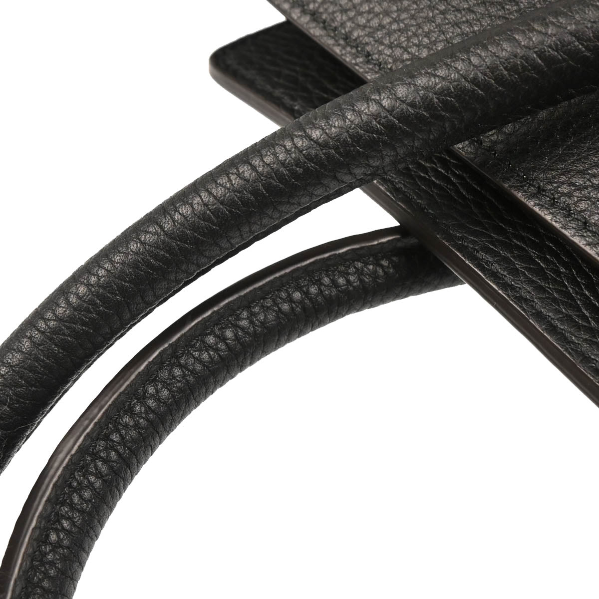 Celine Black Leather Micro Luggage Tote Bag