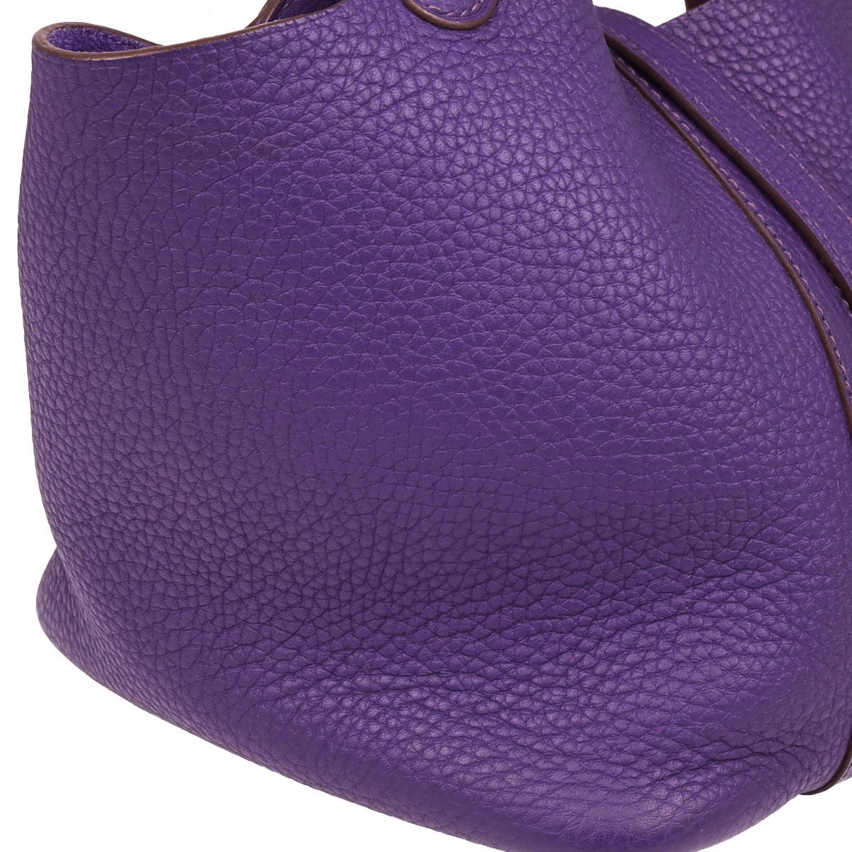 Hermes Crocus Taurillon Clemence Picotin Lock 18 PM Handbag
