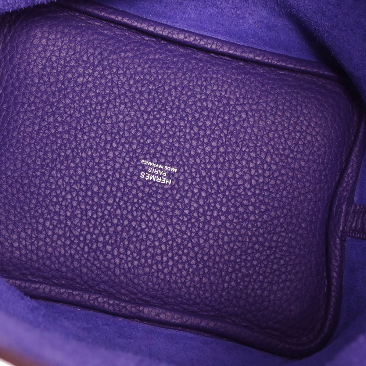Hermes Crocus Taurillon Clemence Picotin Lock 18 PM Handbag