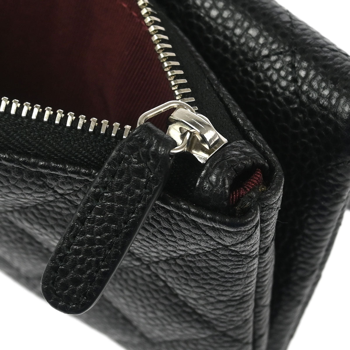 Chanel 2013-2014 Black Caviar Coin Purse Wallet