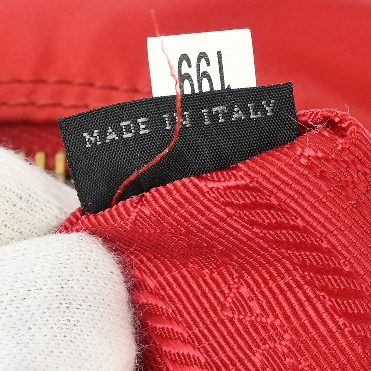 Prada Red Nylon Hobo Handbag