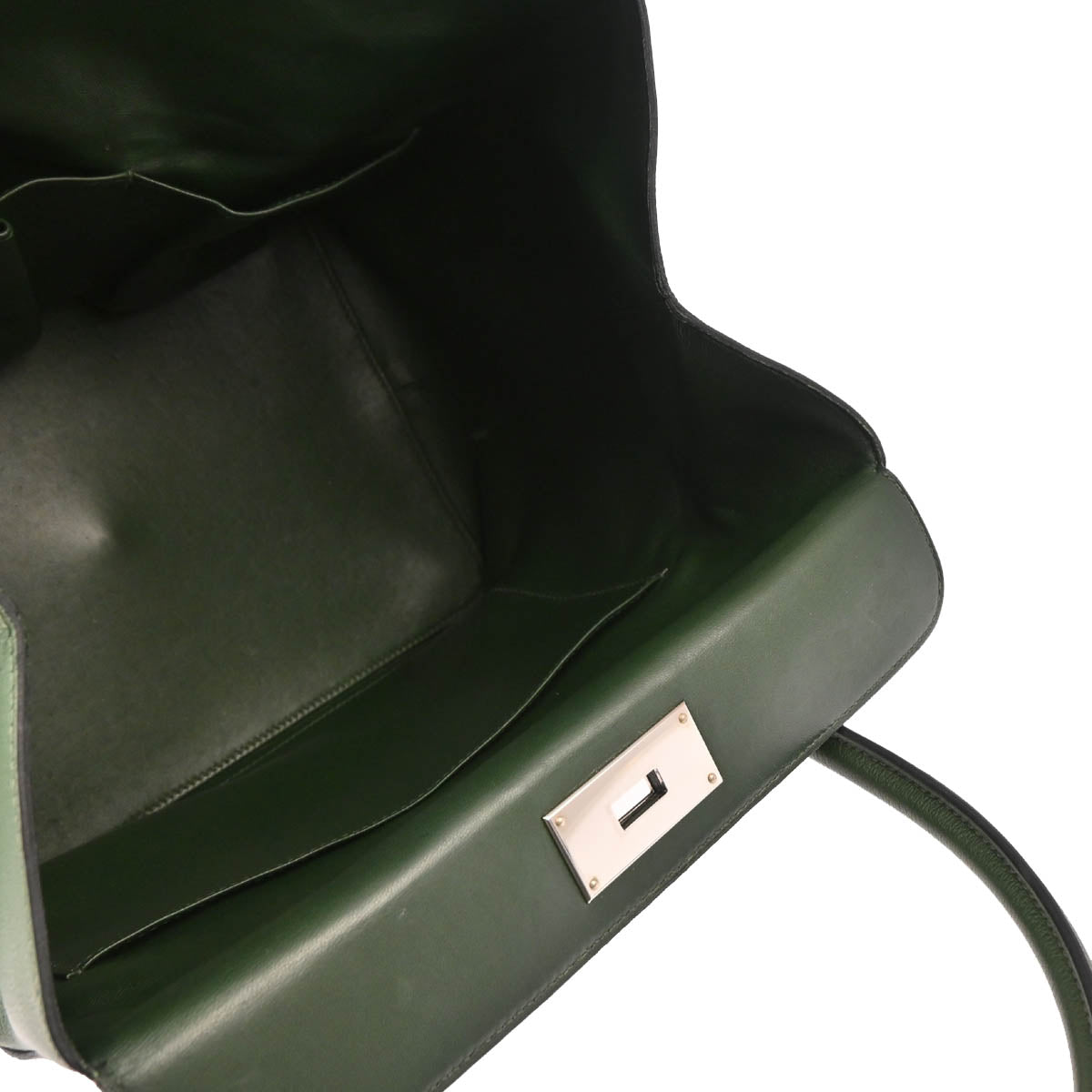Hermes 2014 Vert Anglais Evercolor Toolbox 26 2way Shoulder Handbag