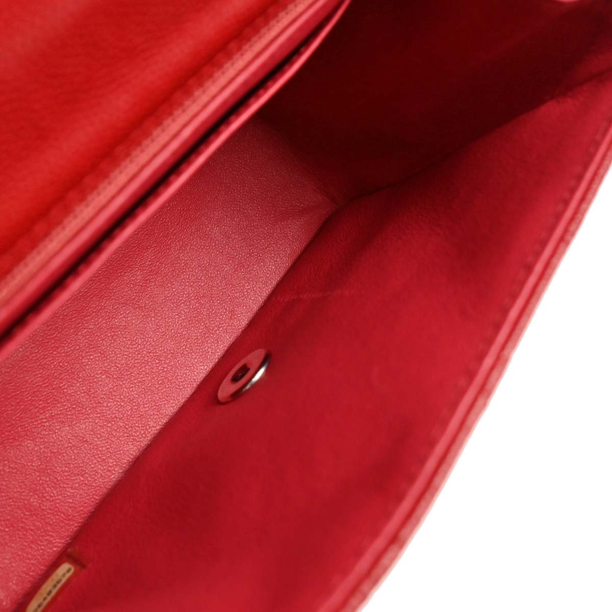 Chanel 2018-2019 Red Caviar Mini Classic Square Flap Bag