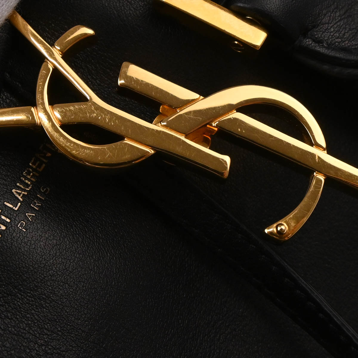 Saint Laurent Black Baby Cabas 2way Shoulder Handbag